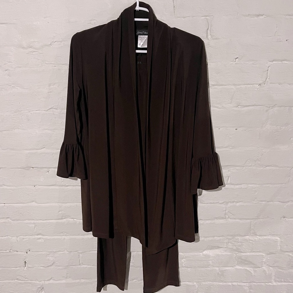 Slinky Brand 2-pc Cardigan/Pants PS